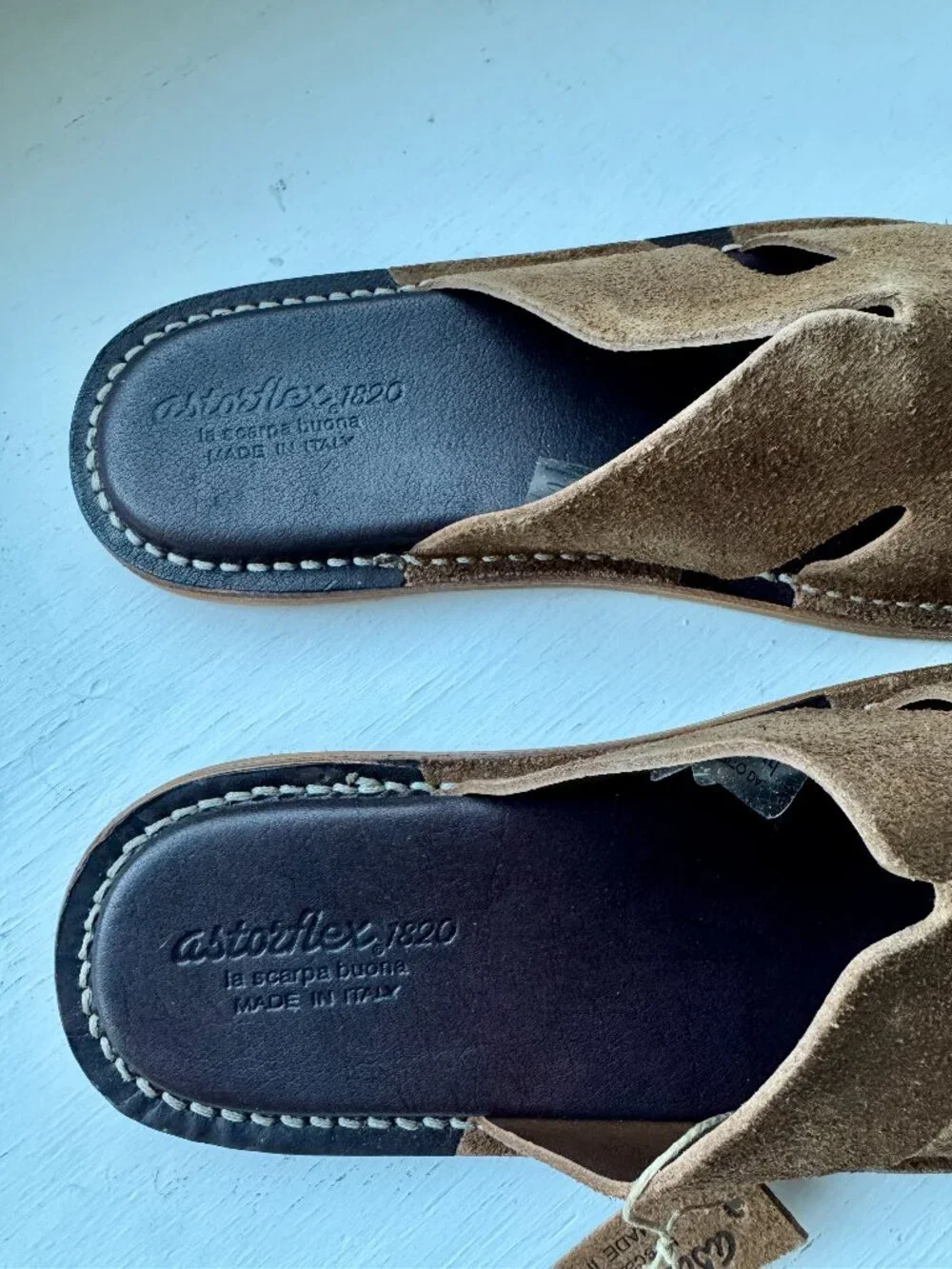 Astorflex Haichflex Sandal / Stone Suede / 44